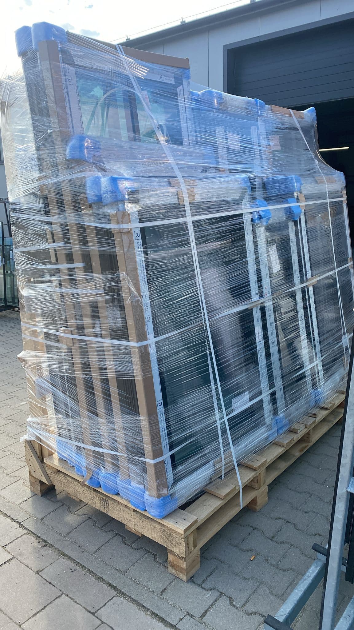 Palletized & wrapped