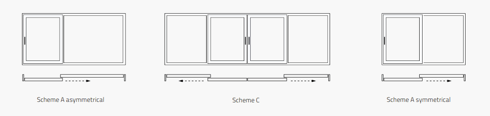 Aluplast Smart-Slide NEO - Schemes