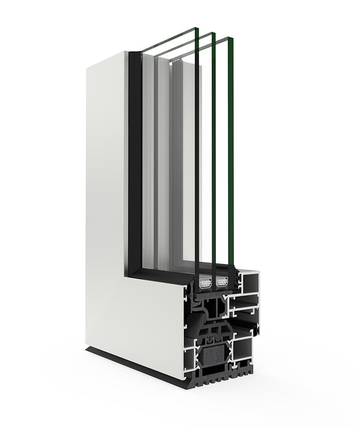 Cortizo COR 70 Hidden Sash - Application Example