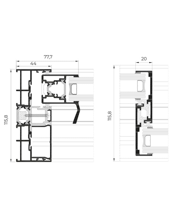 Cortizo COR Vision - Cross-Section
