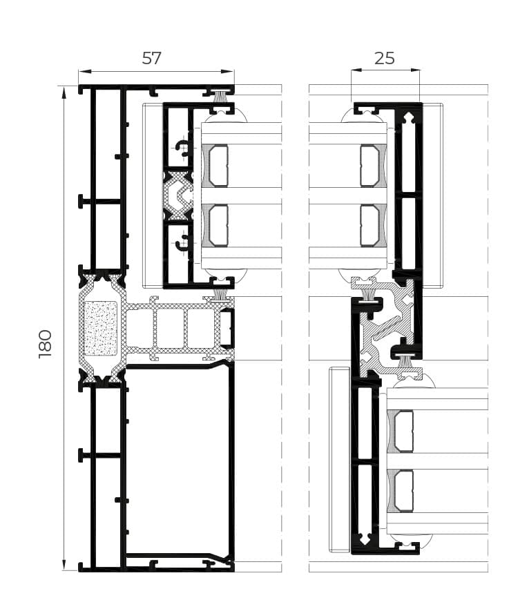 Cortizo COR Vision Plus - Cross-Section