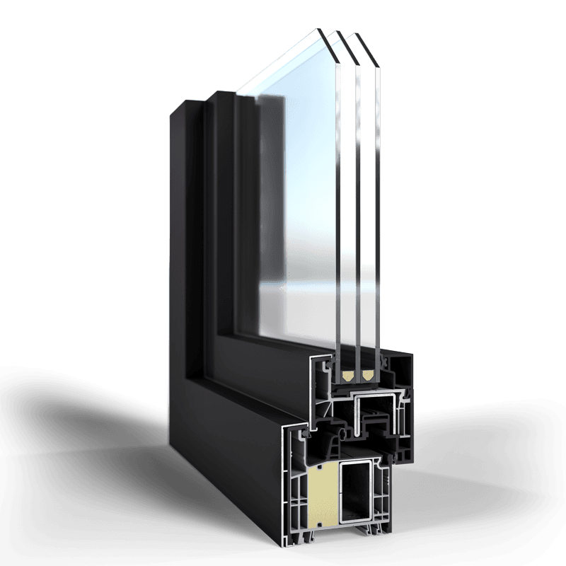 Kontur Alu cutaway with a PVC core and aluminum exterior
